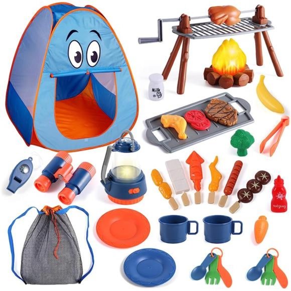 Toys Kids Camping Set With Tent For 2 Toddlerskids Camping Toys For